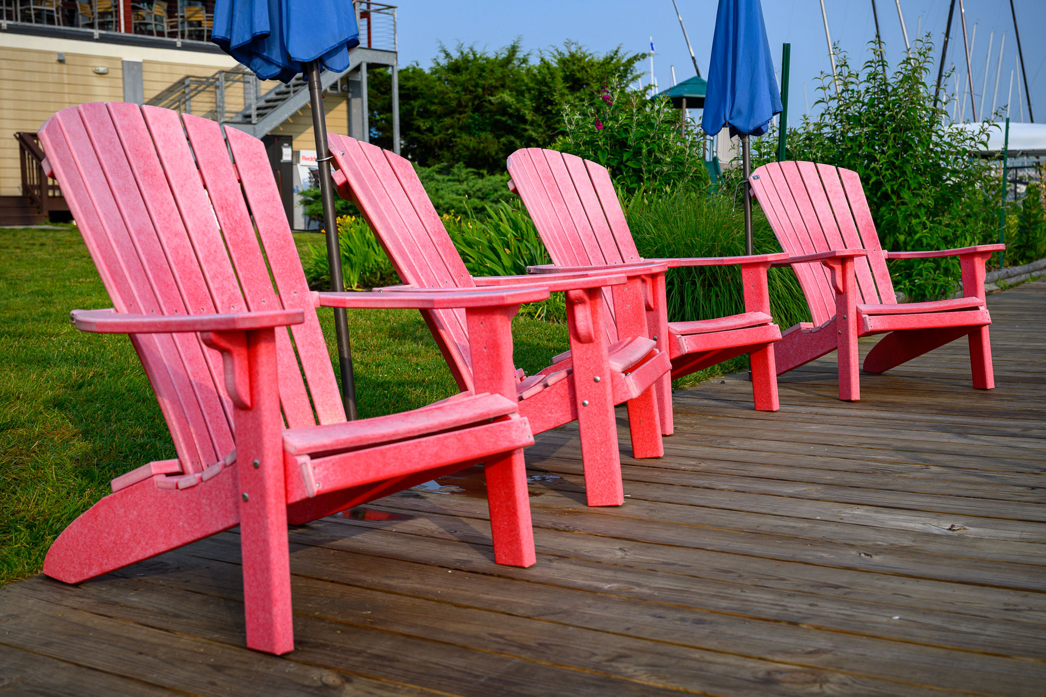 Boats rounding the mark